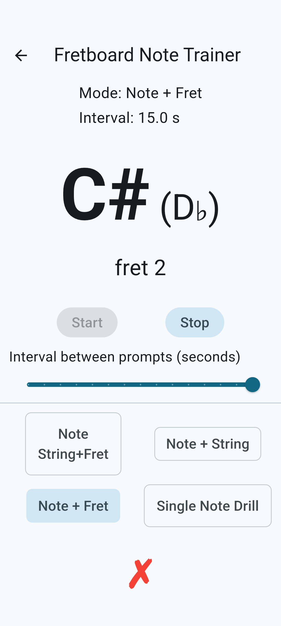 Fretboard Note Trainer screenshot 5